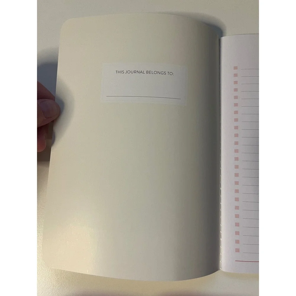 Inspirational Christian Journal With Bible Verse, Lined‎ Pages White Cover
